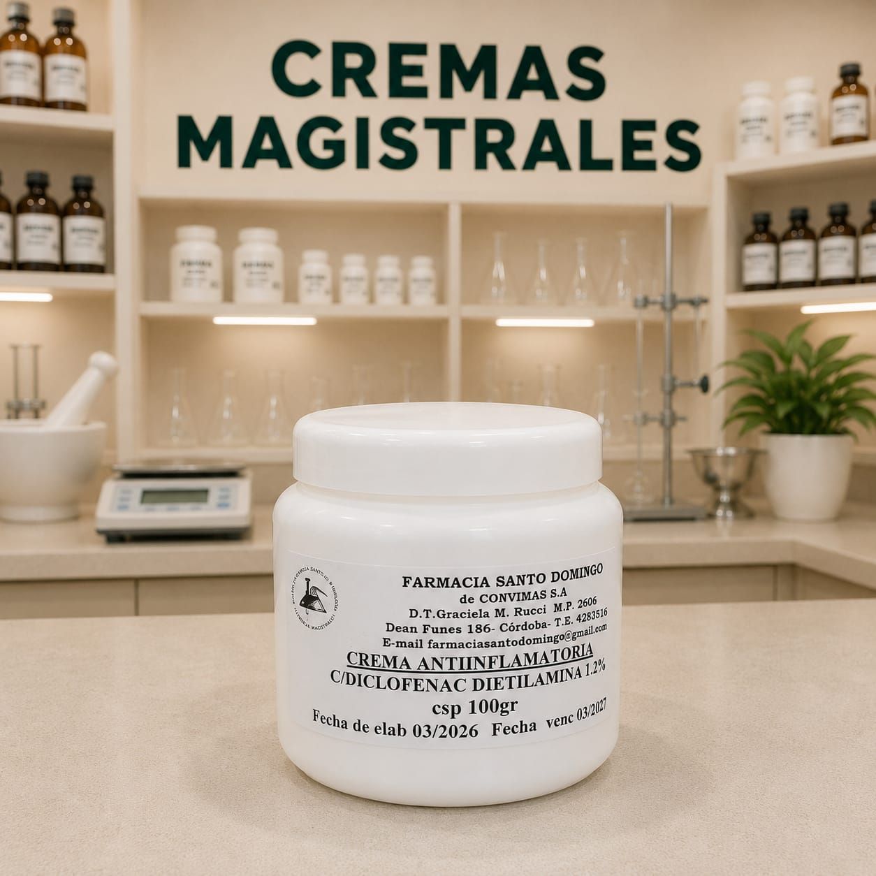 Crema  con Diclofenac