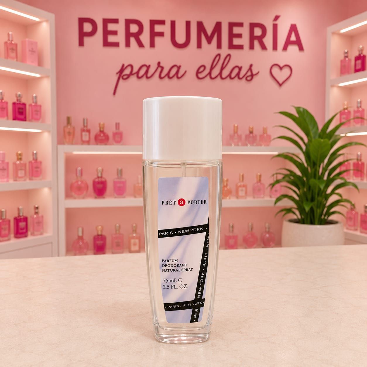 ✨ PRÊT À PORTER
Una fragancia clásica, elegante y femenina ?

? Aroma delicado con un toque sofisticado