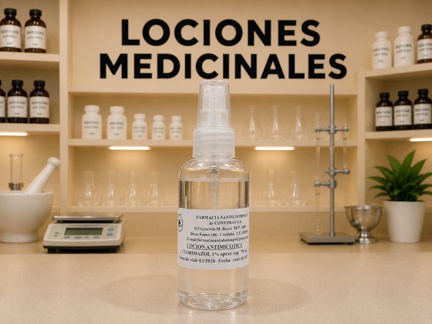 Loción antimicótica