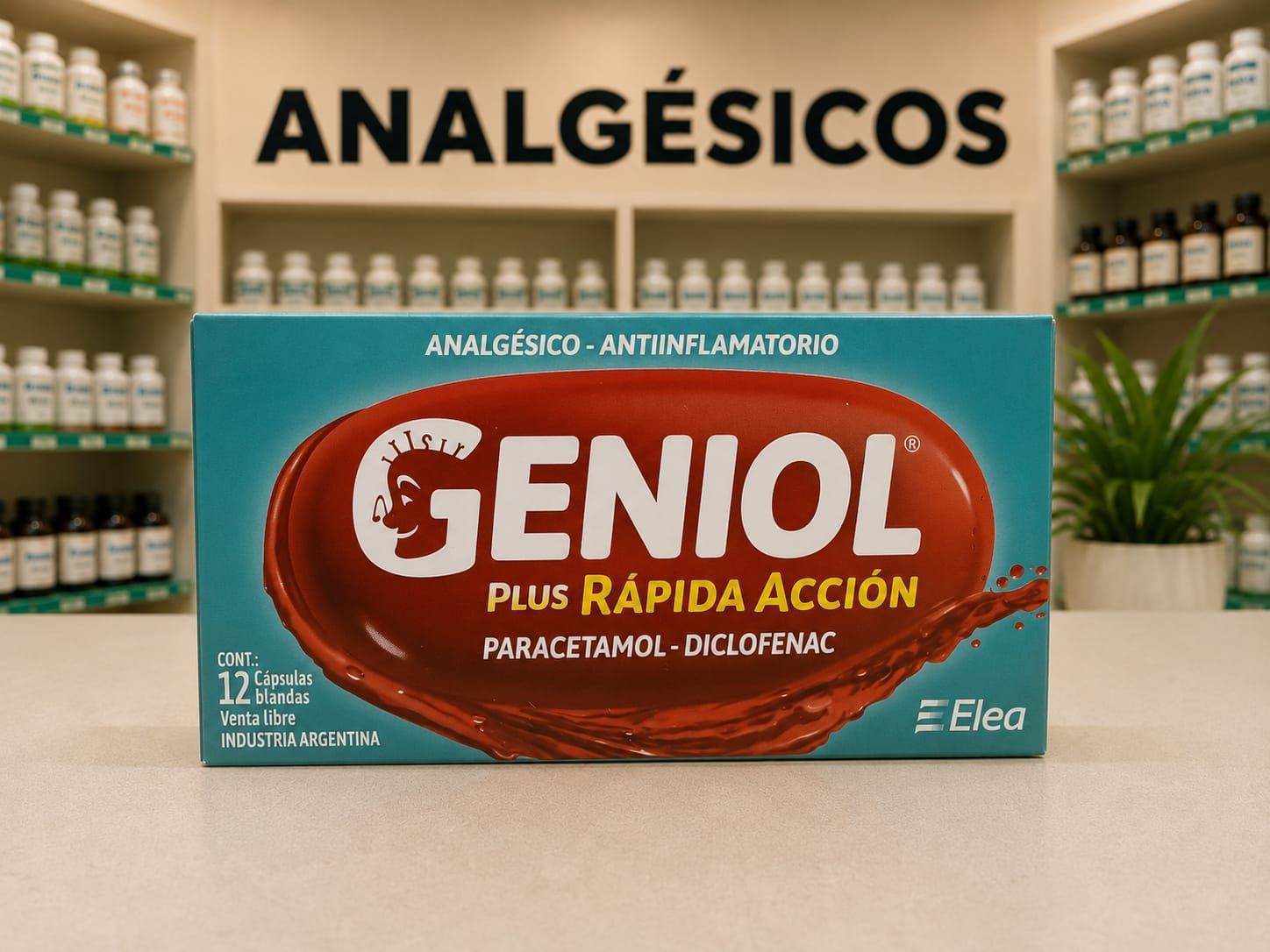 Geniol Plus Rápida Acción, el analgésico de doble alivio.