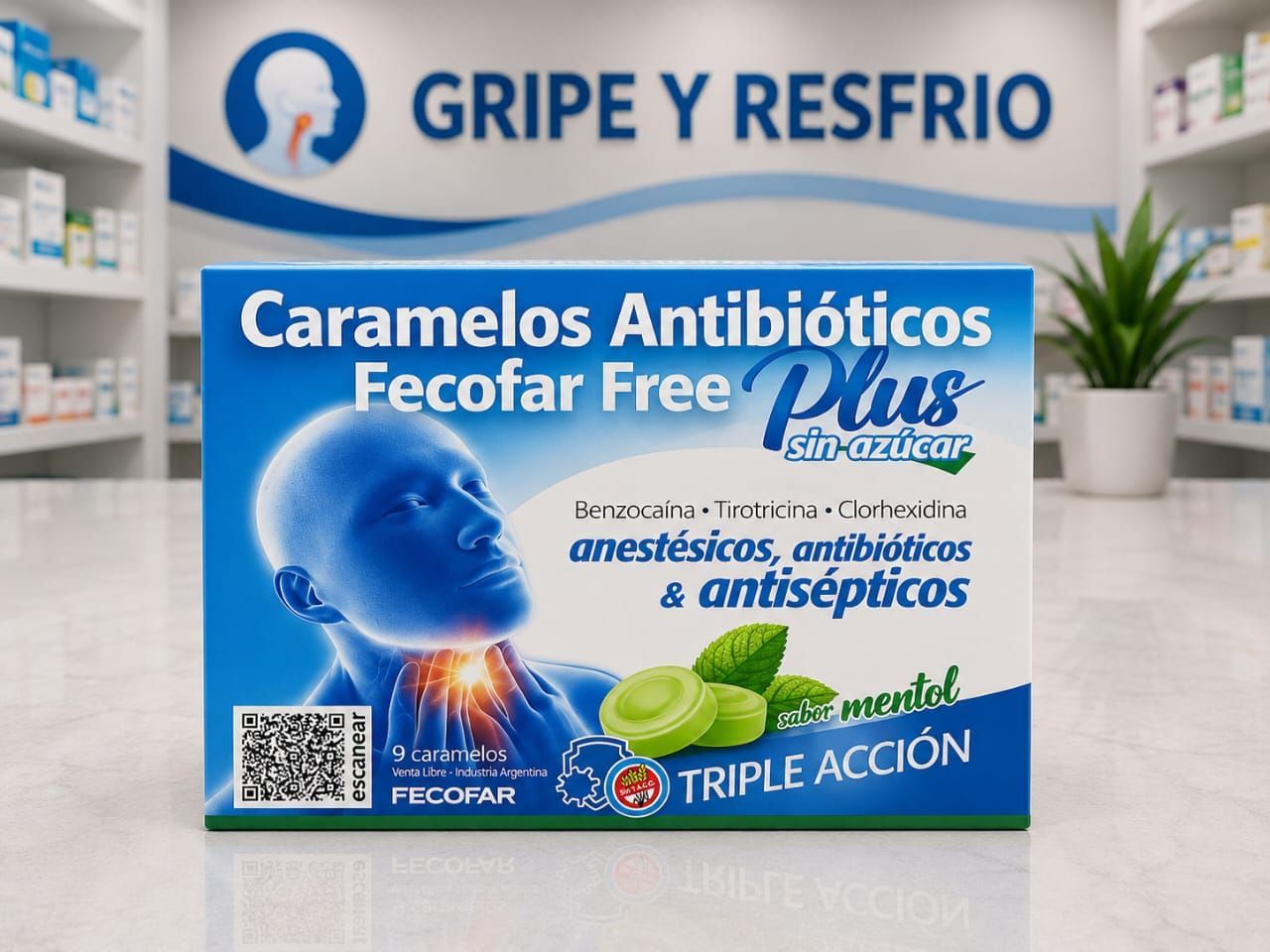 caramelo fecofar sin azucar