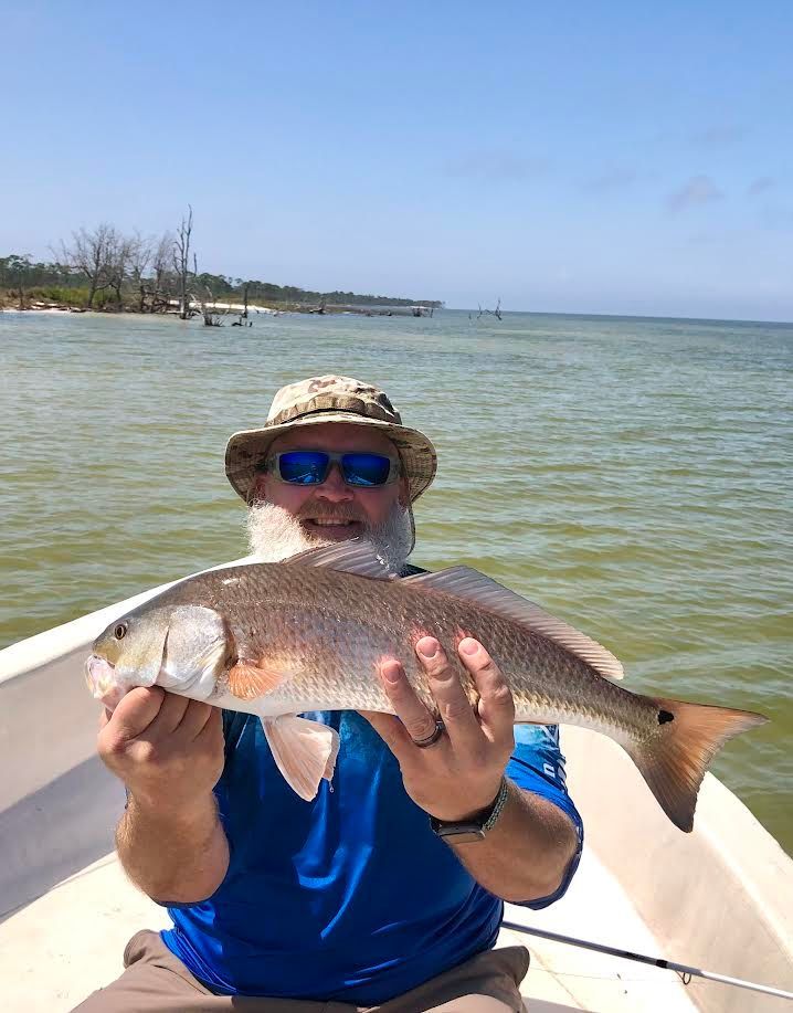Red on conventional spinning rod