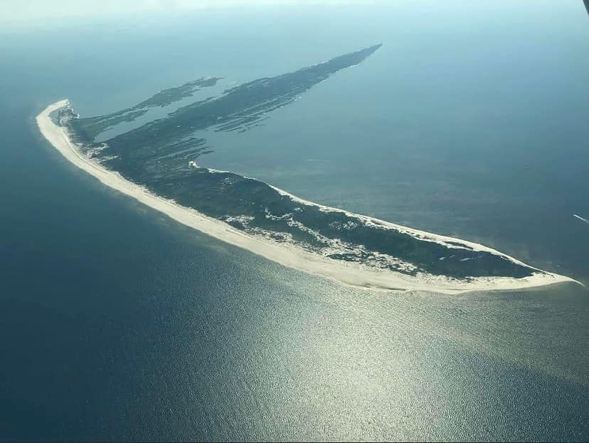 Cat Island from above. I love this Island!