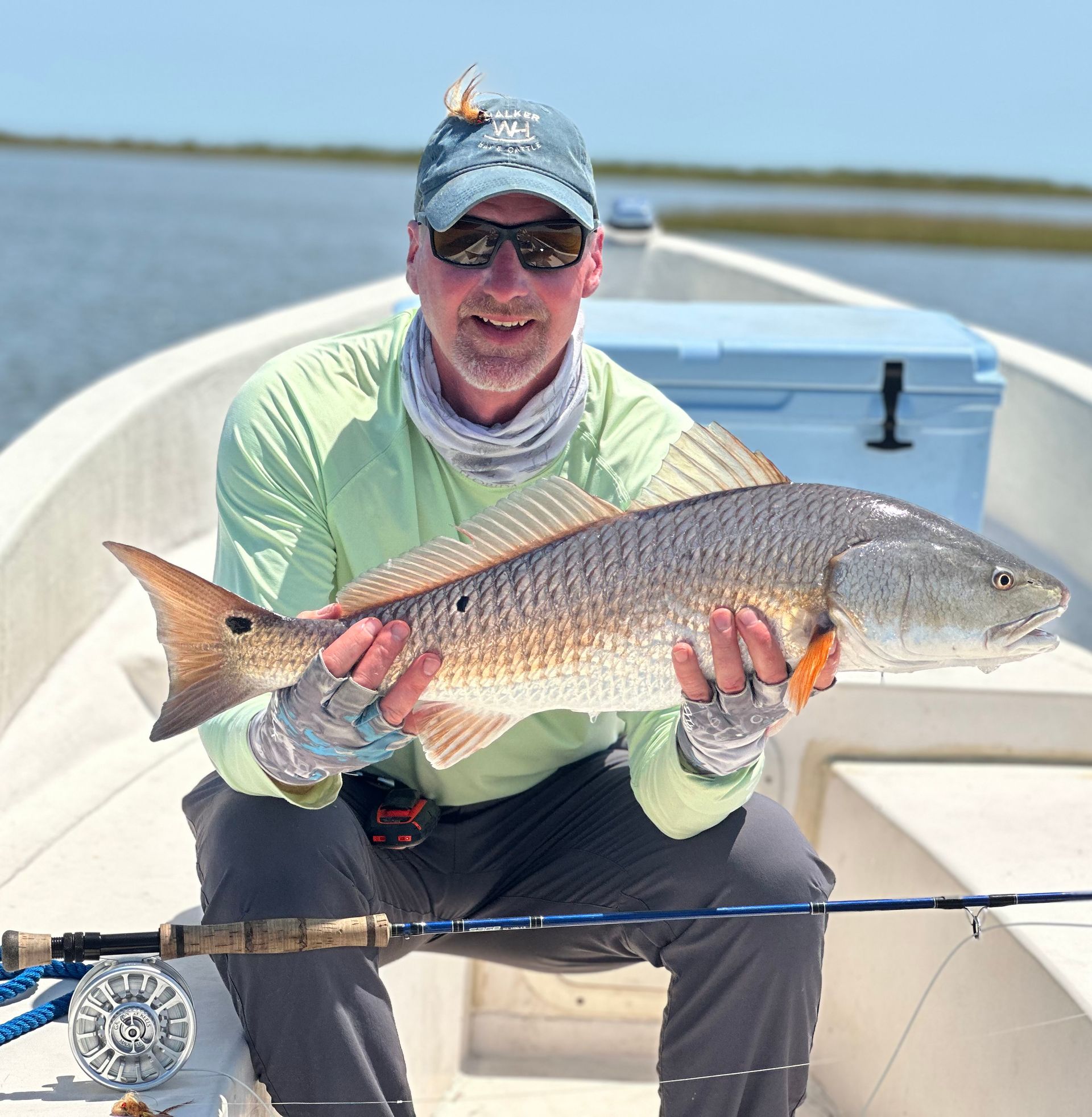 Good friend the great Red Fish hunter