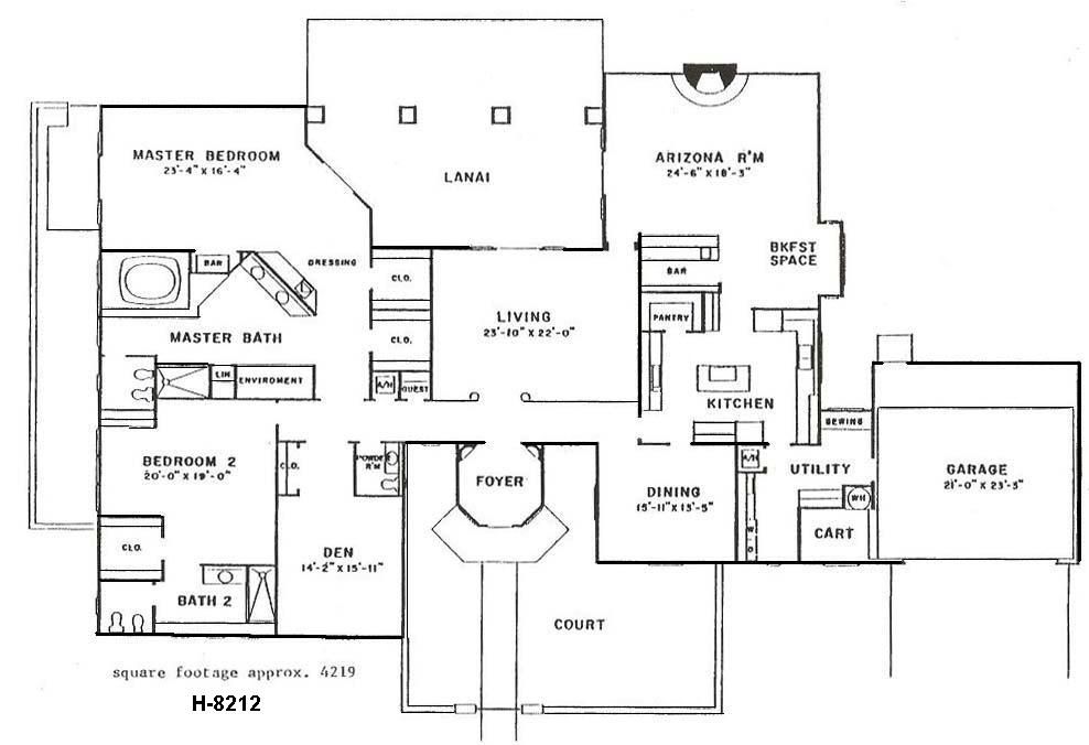 Black-and-white house floor plan with labeled rooms and a central foyer