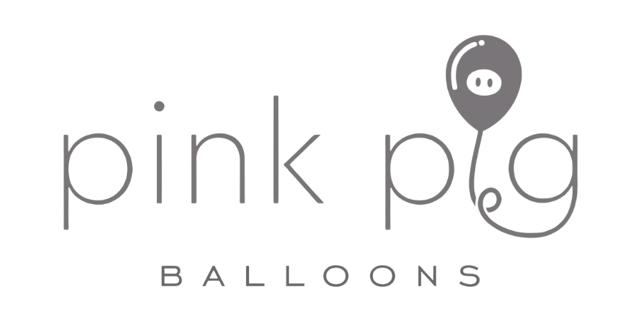 Pink Pig Balloons logo