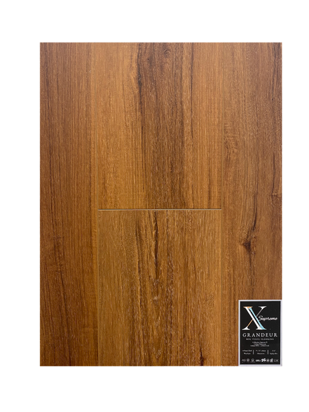 Wooden floorboards in various shades of brown and tan.