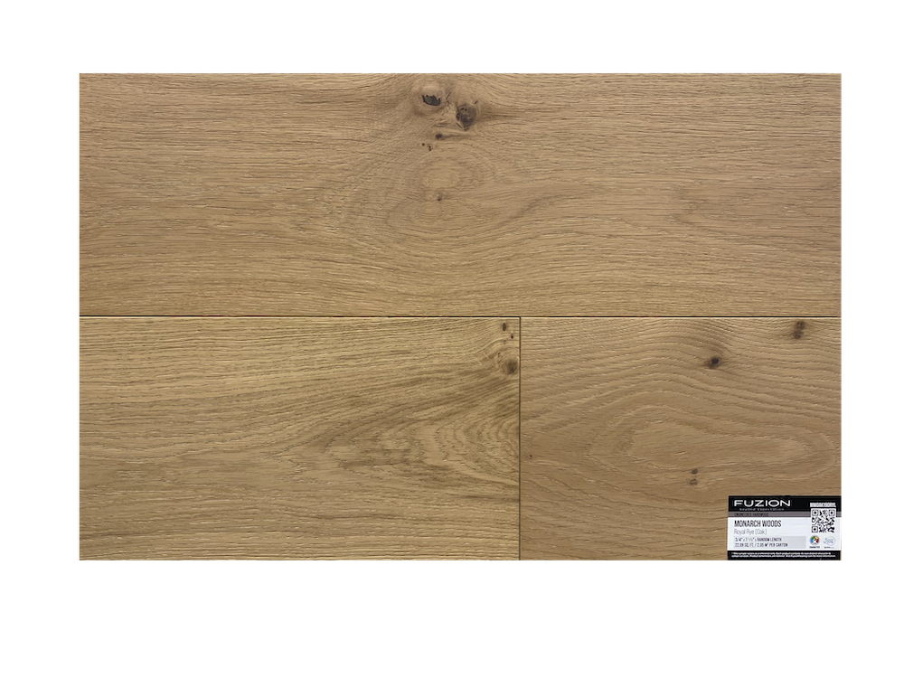 A piece of wood with a label on it on a white background.