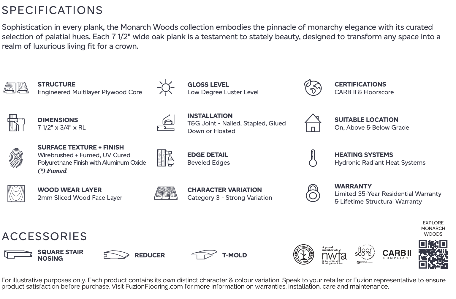 A piece of wood with a label on it on a white background.