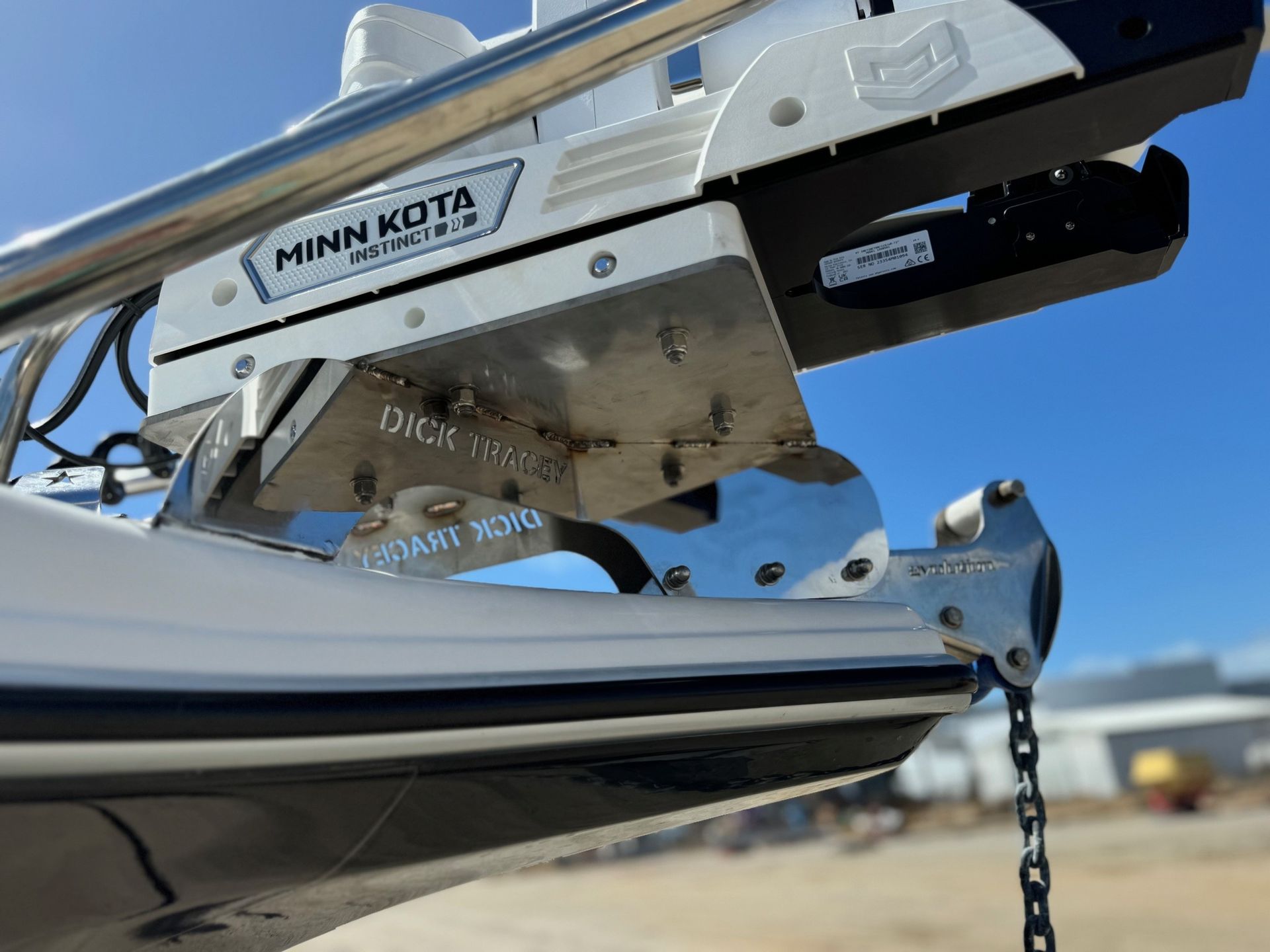 A Close Up of a Boat With a Chain Attached to It — NQBC Pty Ltd in Bowen, QLD