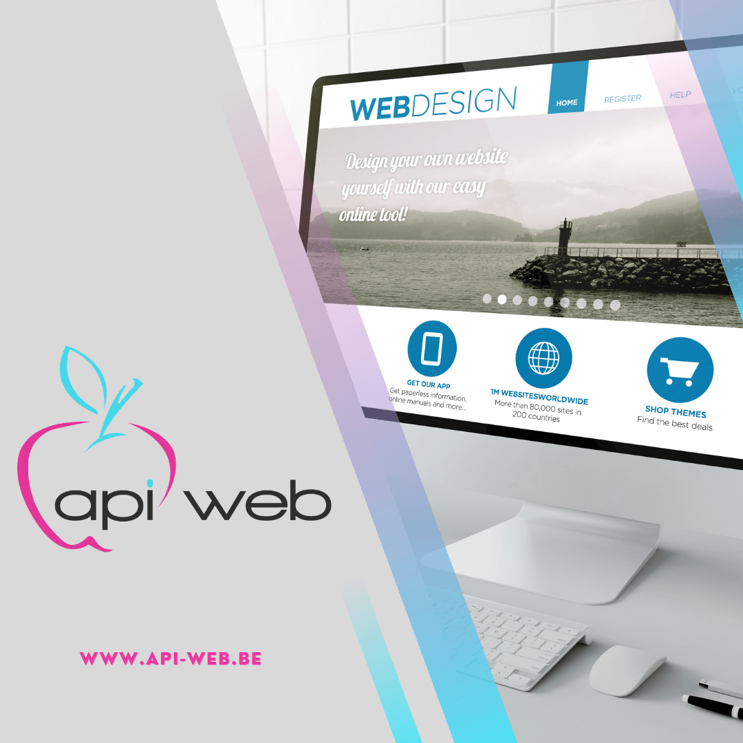 API Web se charge du design & Layout de votre site web.