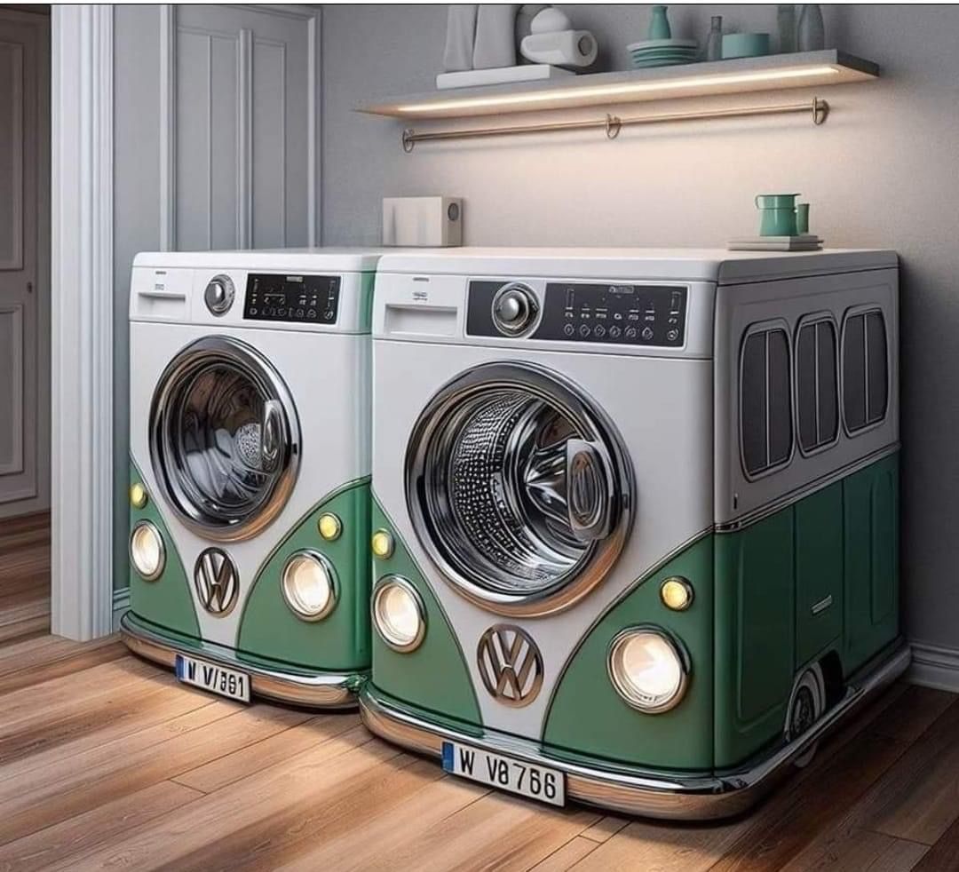 High end
 Washer and Dryer Repair: Washer and Dryer designed to look like a VW Van
Luxury Appliance Repair
