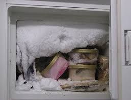 Ice in Freezer because of bad door gaskets
