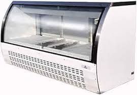 A white refrigerator with a glass door and a stainless steel frame.