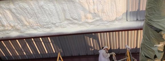 Foam Insulation — Technician Preparing Foam Insulation in Hot Springs, AR