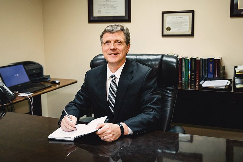 Attorney In Conference Table