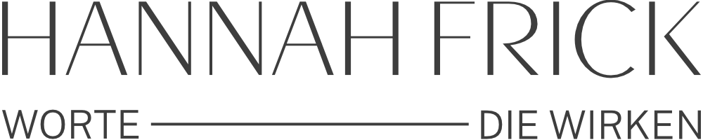 Logo Hannah Frick - Worte, die wirken