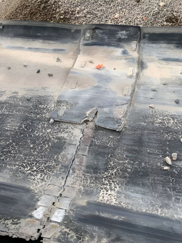 A Close Up Of A Piece Of Rubber With A Hole In It — Belt Maintenance & Supplies Pty Ltd In Nindaroo, QLD