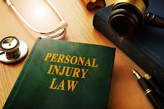 Legal Assistance — Gavel and Personal Injury Book, Personal Injury Concept in Reno, NV