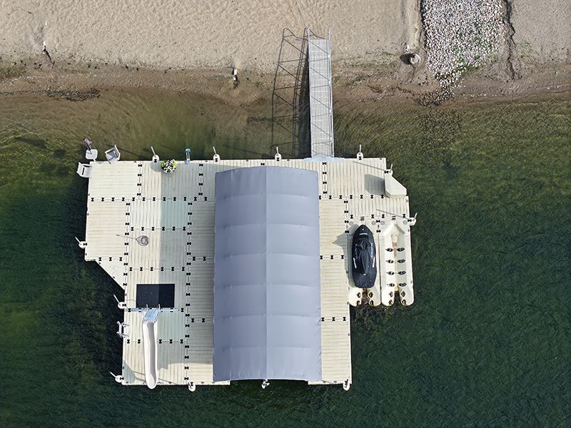 EZ Dock brand floating dock