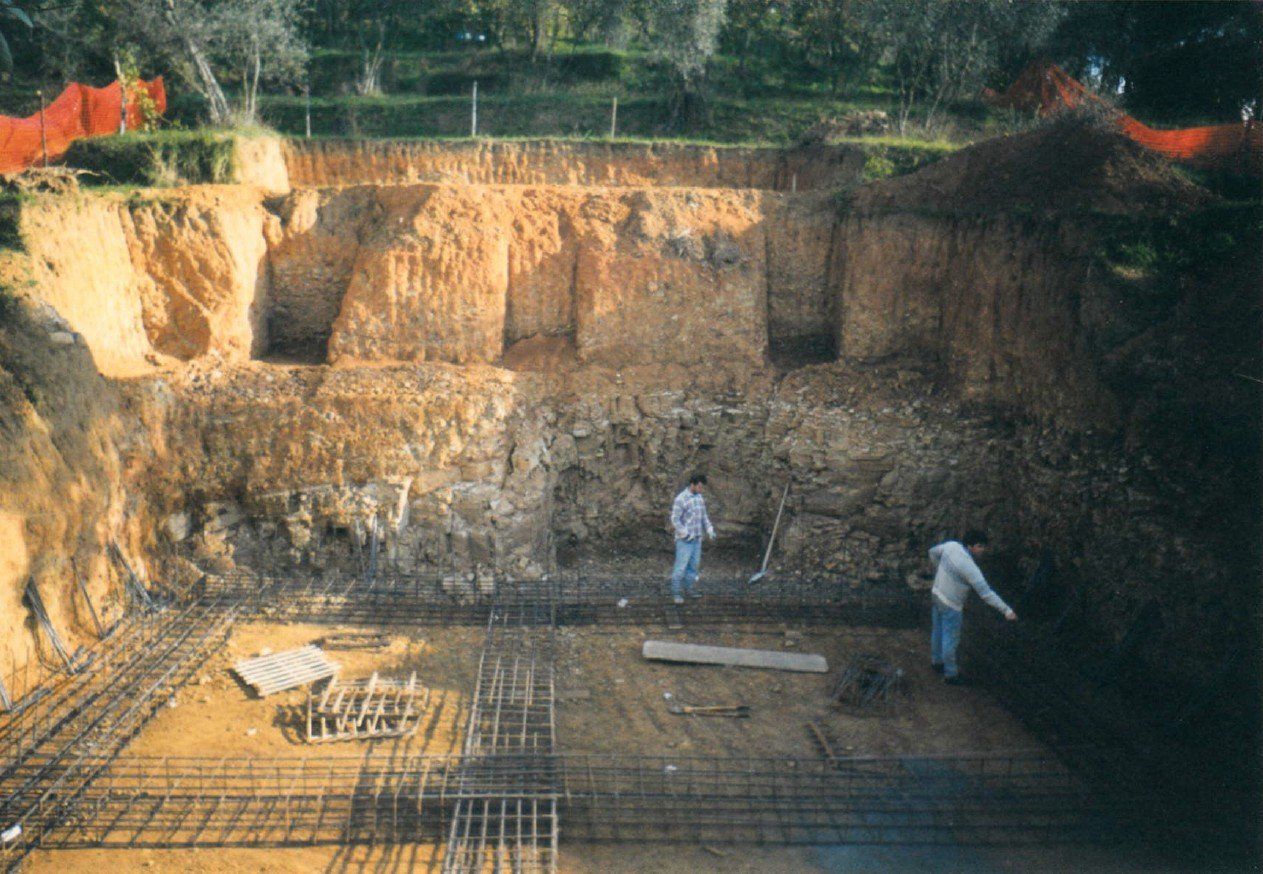 Basamento di una casa