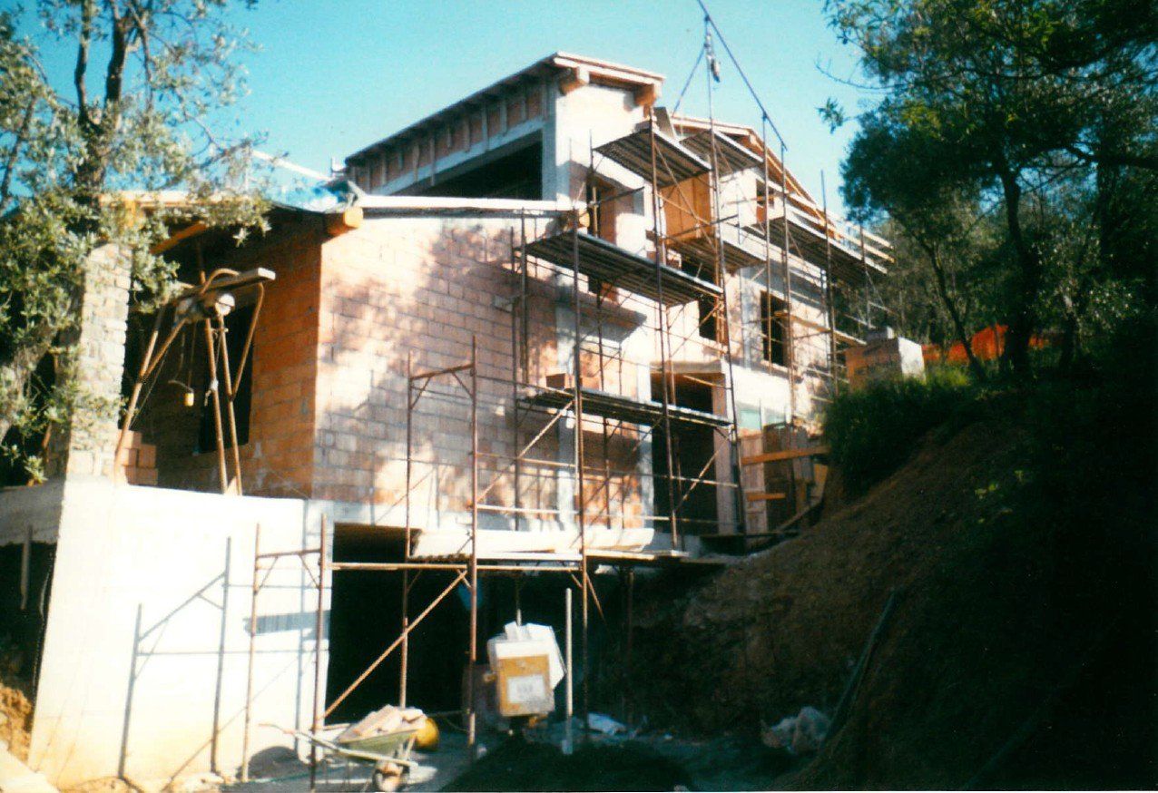 Villa in costruzione