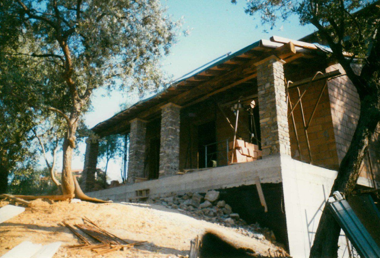 Villa in costruzione