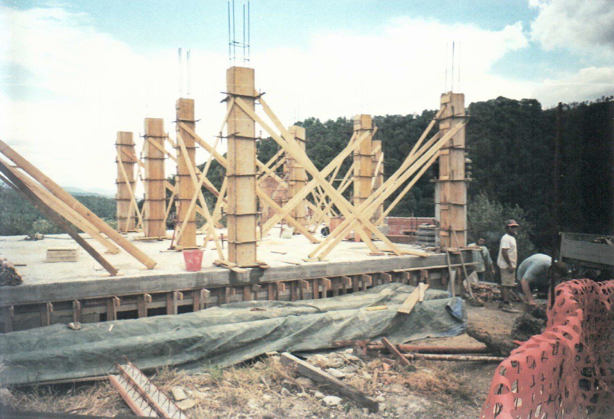 Basamento di una costruzione