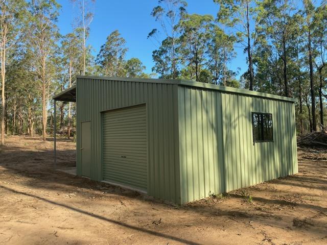 Green Shed In Rural Area - Homes And Sheds Australia Wide