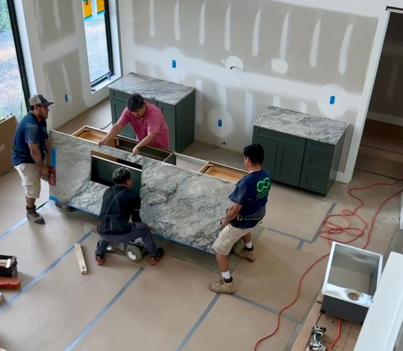 kitchen in the making