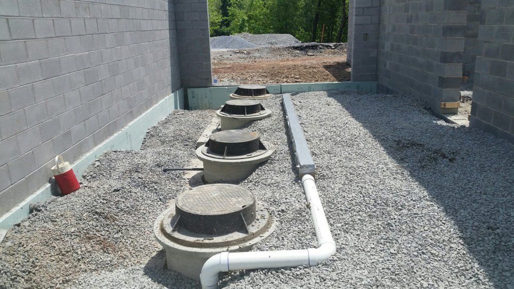 McGuires wash bay trench drain and grease interceptors