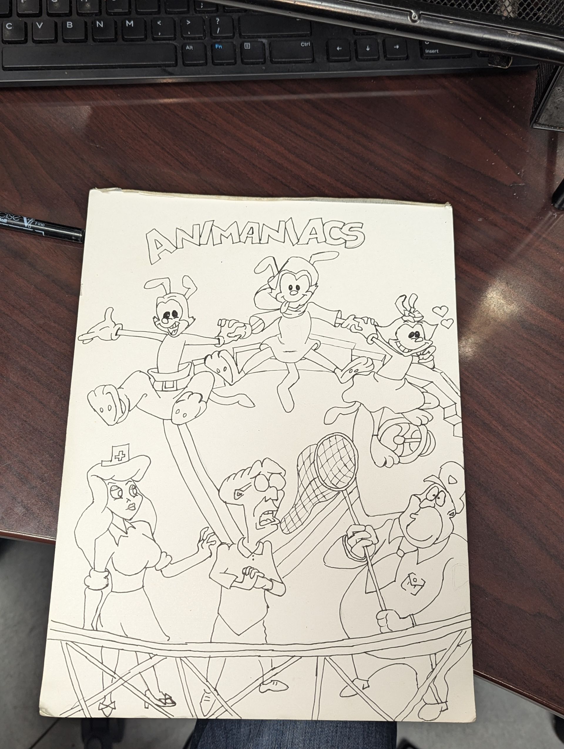 Book cover with black and white cartoon drawing of a chaotic scene, "The Uncensored Wars" title.