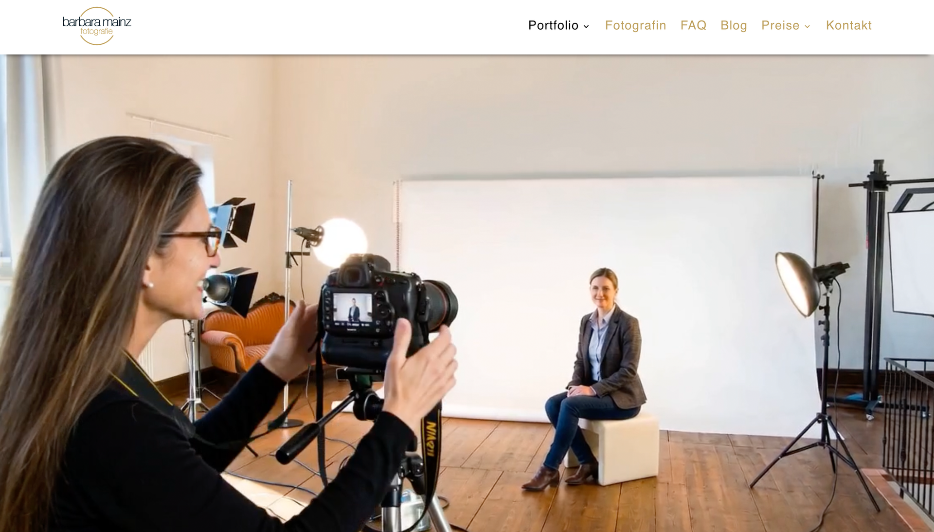 Projekt Screenshot Barbara Mainz Fotografie von XY110 Internetagentur Projekt Screenshot Barbara Mainz Fotografie von XY110 Internetagentur
