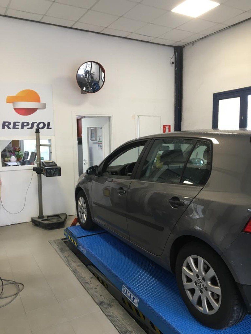 auto sottoposta a revisione