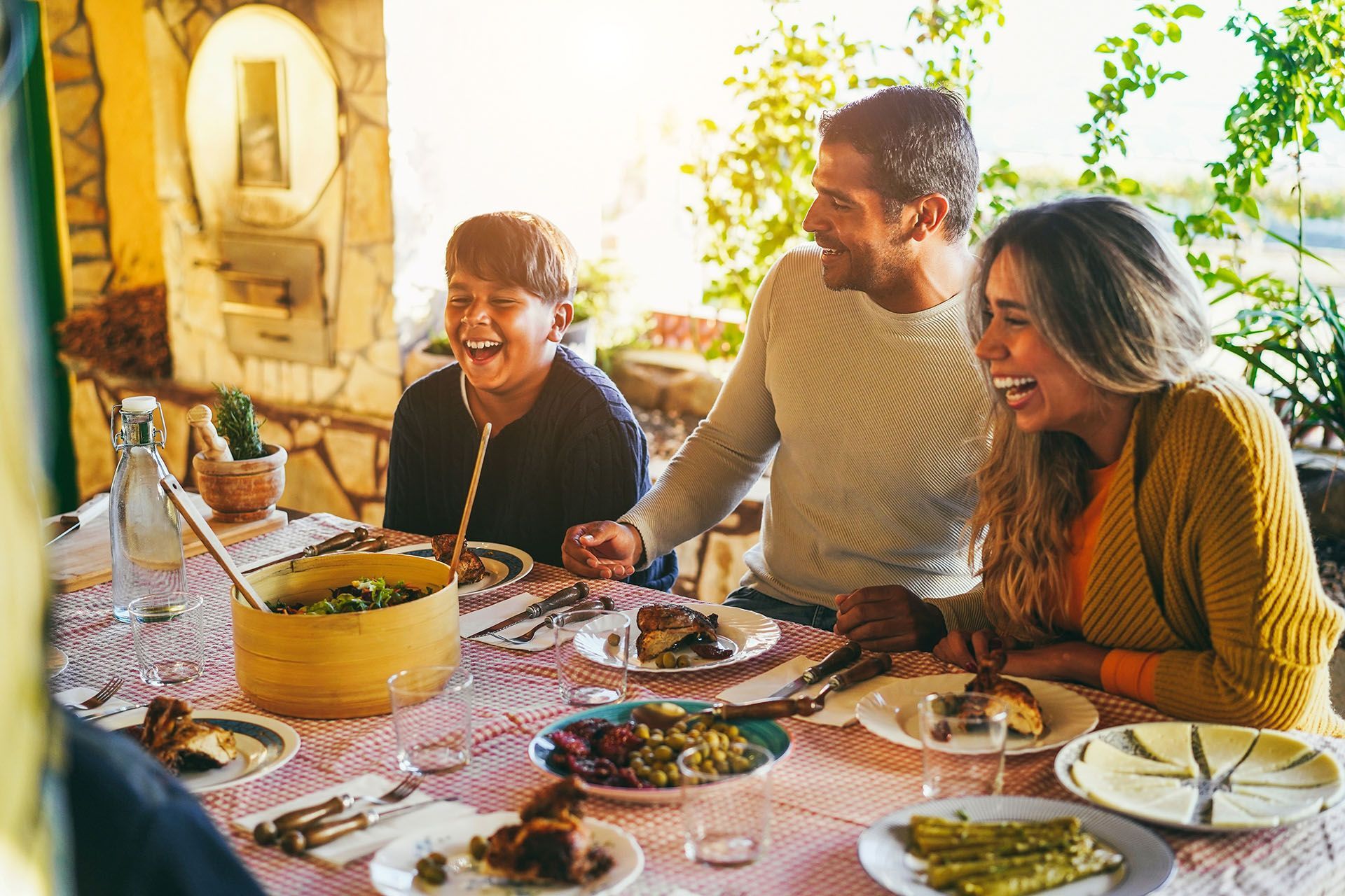 Family Celebrating Life
