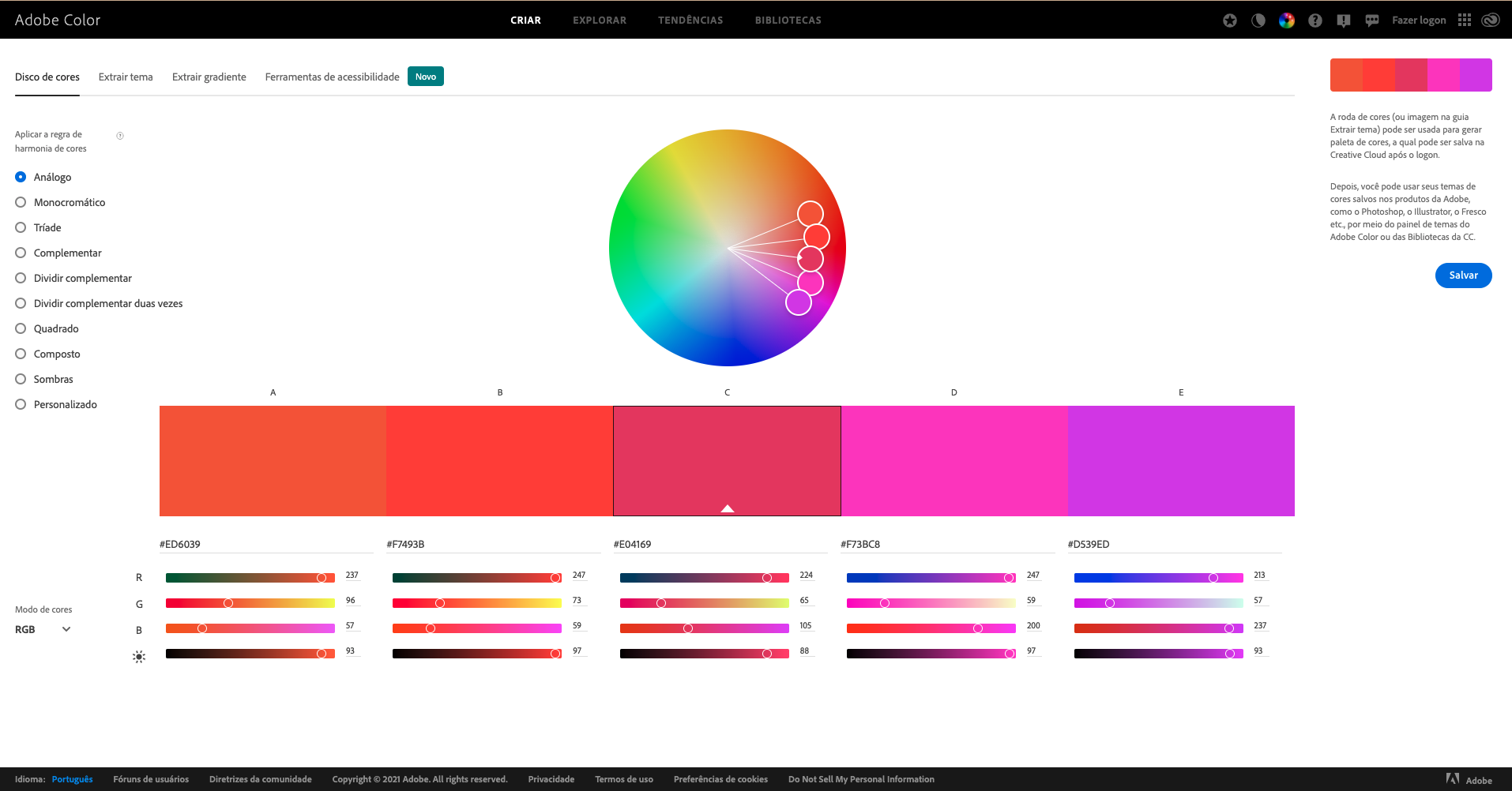 10 ferramentas para criar paletas de cores perfeitas para sites