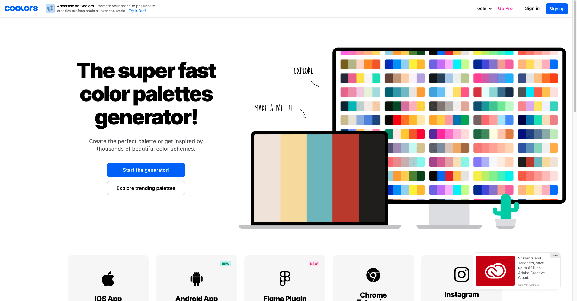 Como criar paletas de cores usando o Adobe Color?