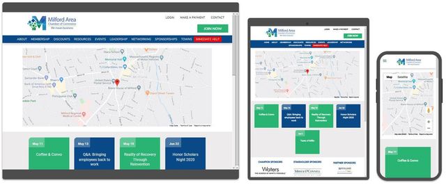 Gostaríamos de utilizar os mapas online na sua página web para