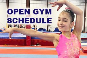 Open Gym Schedule at Parkettes