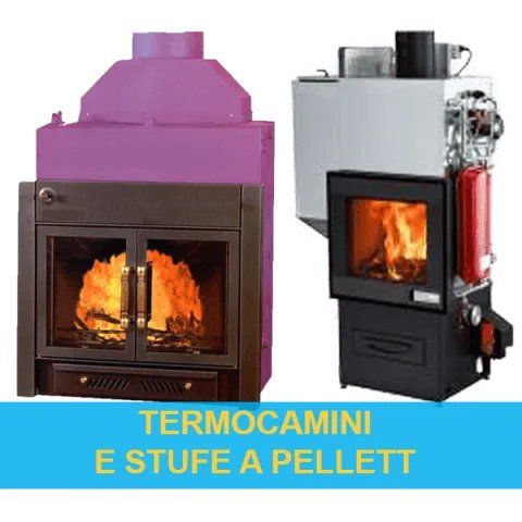 termocamino e stufa