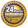 24Month/24K Mile Nationwide Warranty 