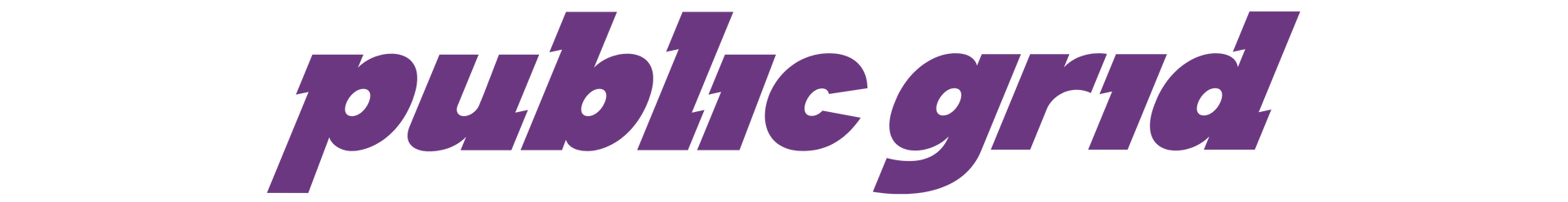 Purple text that reads 