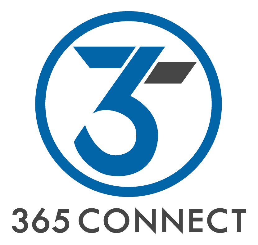 Blue logo with stylized number 