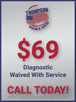 A sign that says $ 69 diagnostic waived with service