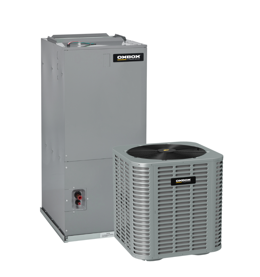 OXBOX BY TRANE 13.4 SEER2 4.0 Ton Split Air Conditioning System - J5AC3048A1000AA Condenser with J5AH4P48A1C00AA Air Handler