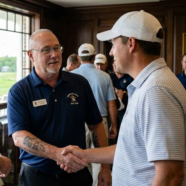 Suffolk County Massage Therapist Robert Pineau meets Professional Golfers playing at the 2026 US Open at Shinnecock Hills Golf Club