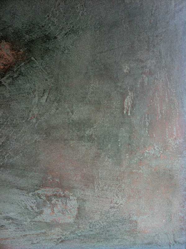 detail of venezia stucco two dark colours lime paint