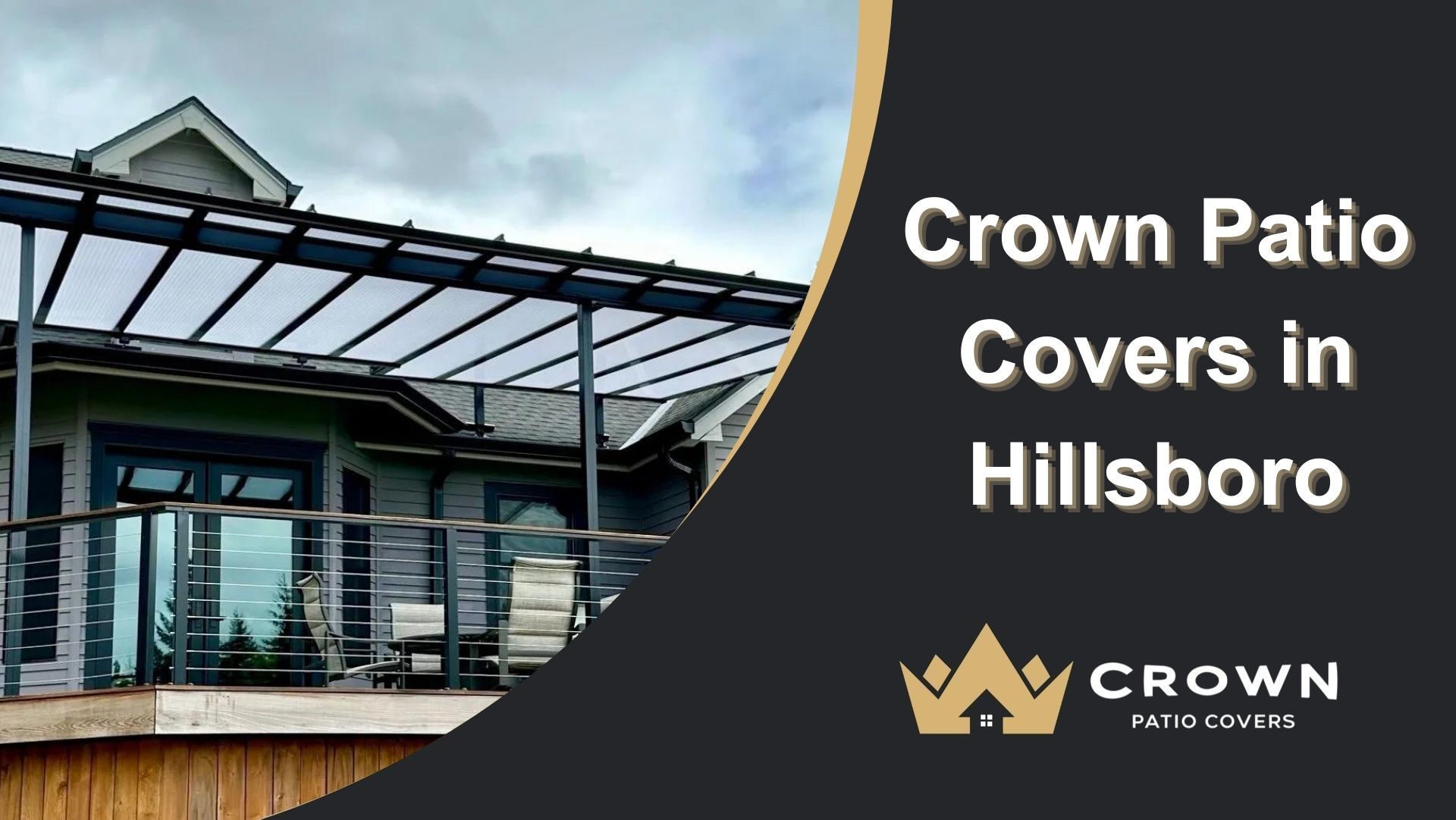 After Patio Cover Installation in Hillsboro OR by Crown Patio Covers