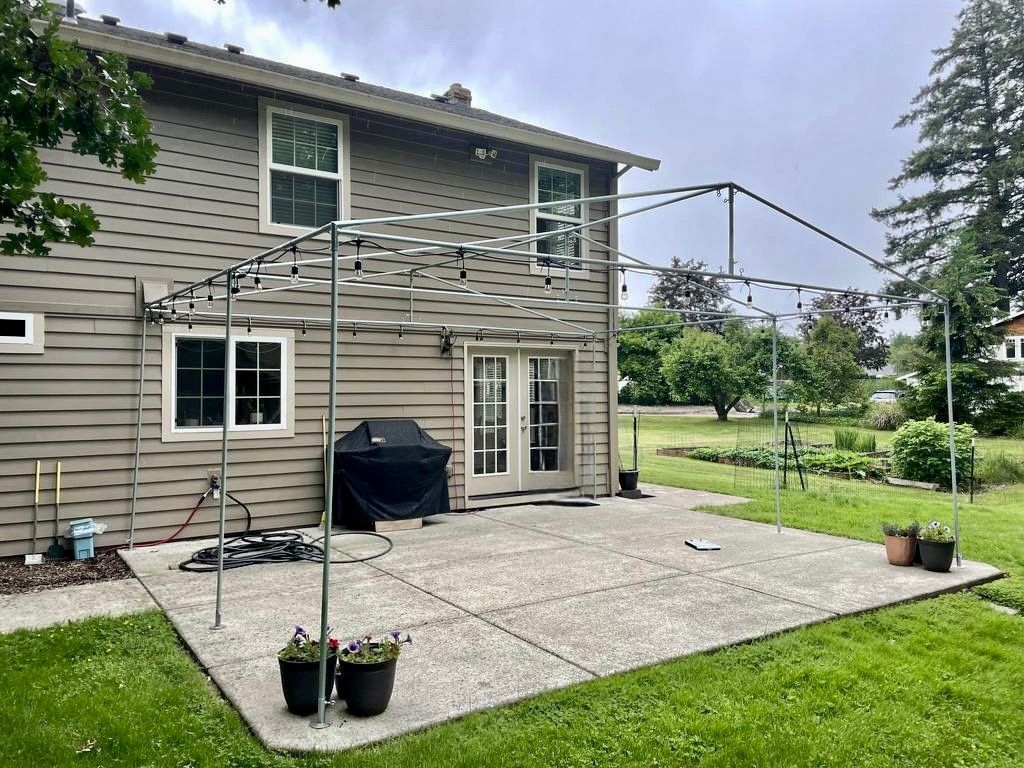Before Crown Installed a Patio Cover in Hillsboro, OR