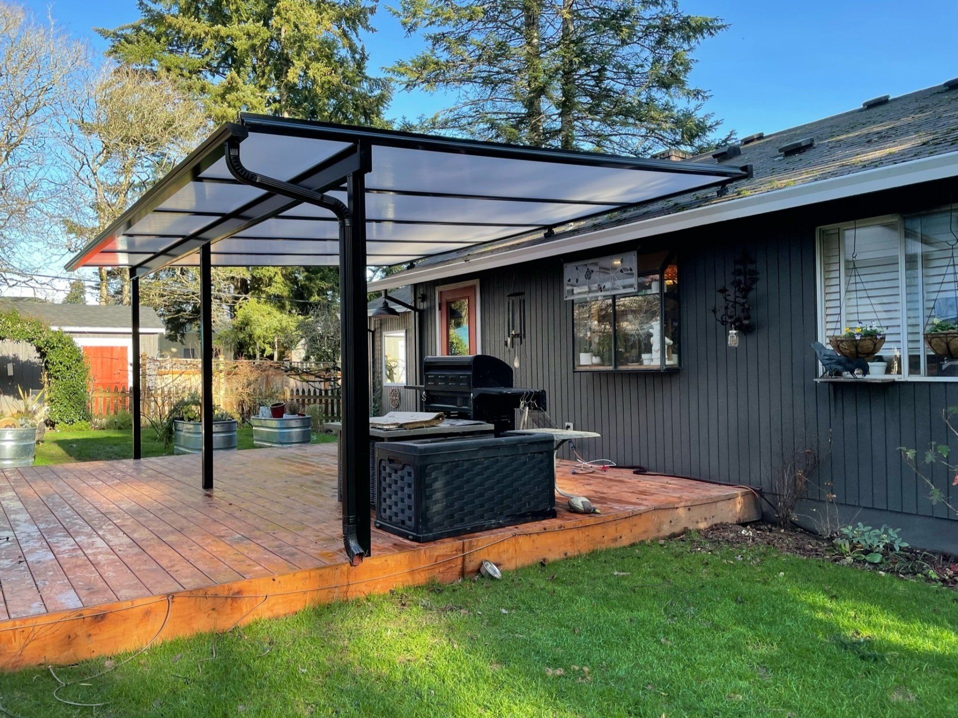 Patio Covers Wood Village Oregon - Shed Style Patio Covers Portland